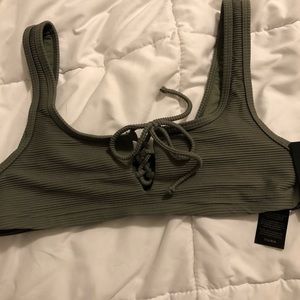 Onia swim bikini top NWT